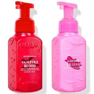 Bath & Body Works Vampire Blood & Ghoul Friend Foaming Hand Soap Set NEW